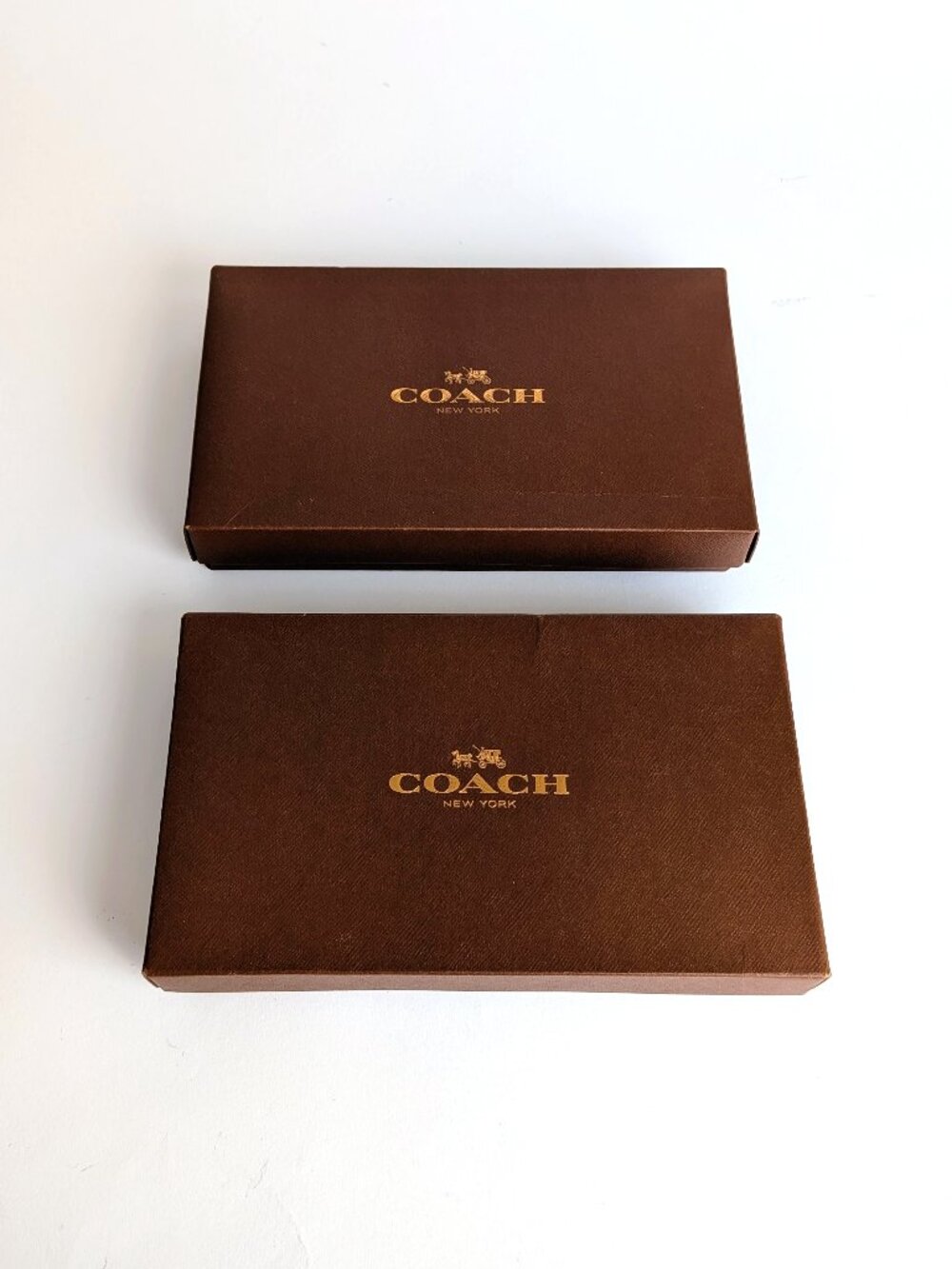 Set of 2 Coach Classic Brown Gift Boxes
